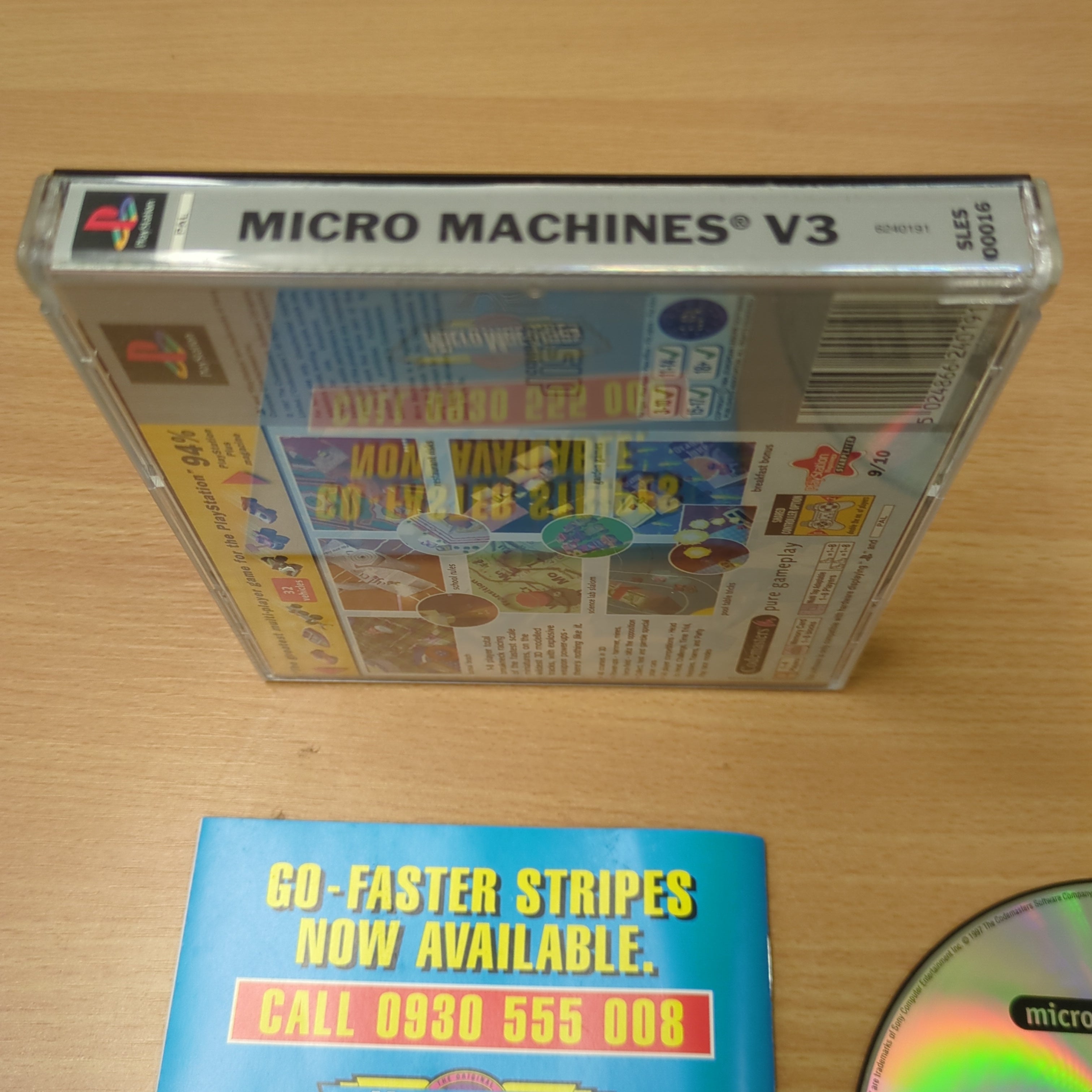 Micro Machines V3 Platinum Sony PS1 game Micro Machines V3 Platinum Sony PS1 game